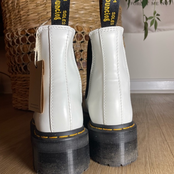 Dr. Marten’s Smooth Leather Platform Chelsea Boots - Picture 4 of 6